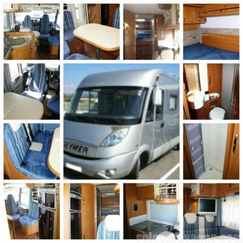 collage autocaravana HYMER