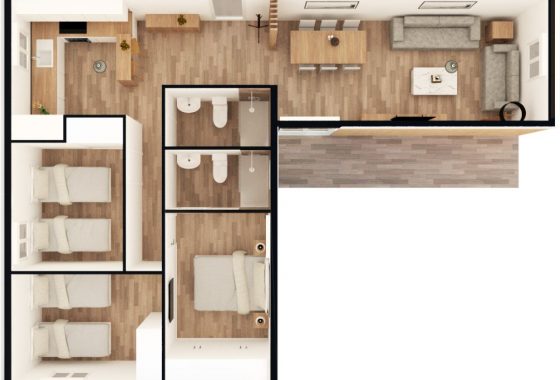 Tipo 5. Plano planta 3d Tipo 5. Plano planta 3d